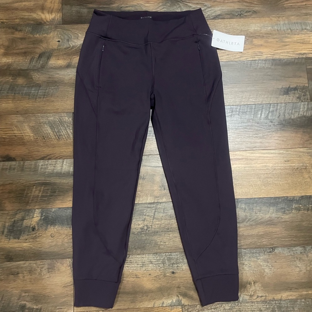 Athleta Dark Purple Rainer Joggers